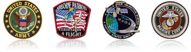 Custom Embroidered Military Patches